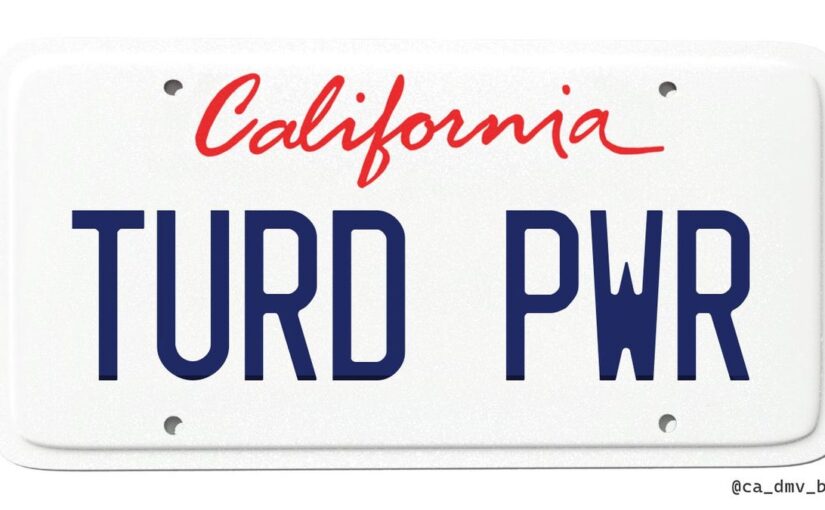 <aTake a look at Some of the Craziest Vanity Plate Applications in California